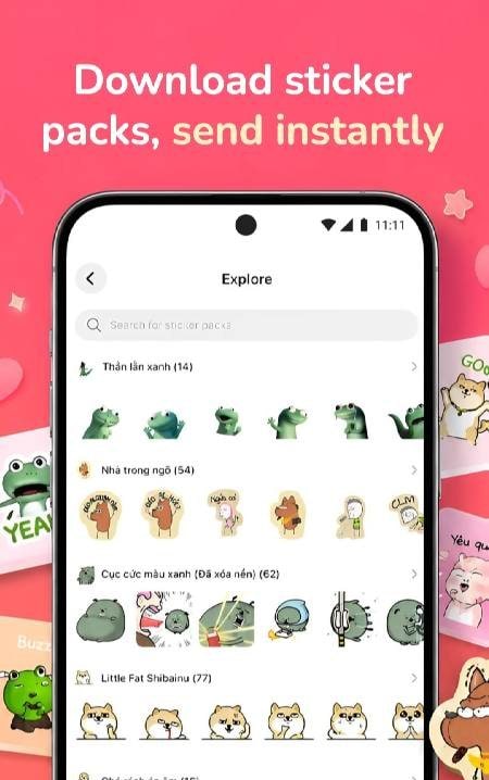 Kibori: Stickers Keyboard screenshot 3