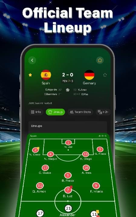 Live Score: Football Match screenshot 4