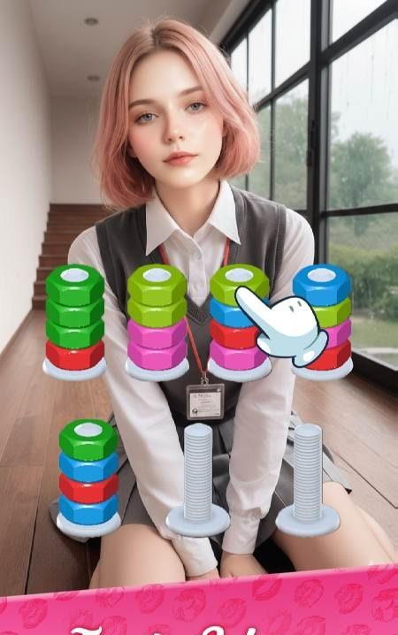Romance Onet: Screw Puzzle screenshot 2