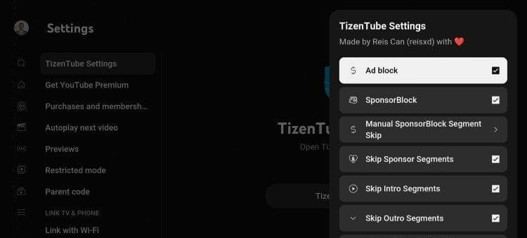 TizenTube screenshot 4