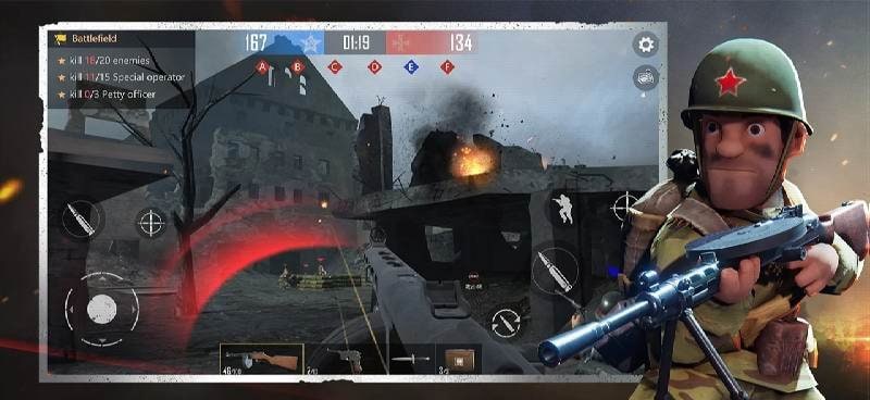 World War 2: Heroes Shoot Game screenshot 2