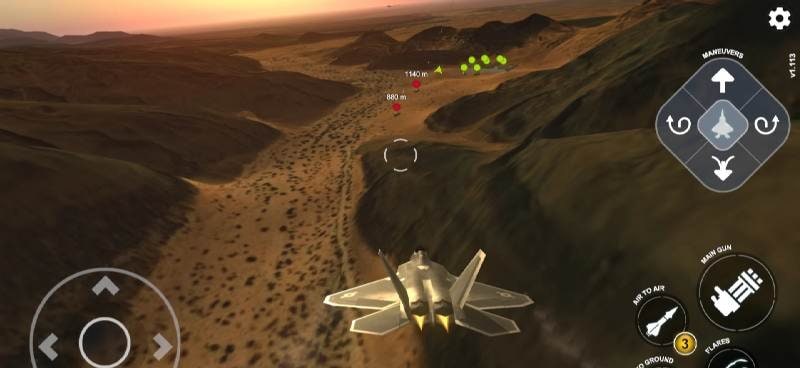 AeroMayhem Air Combat Ace gameplay screenshot 1