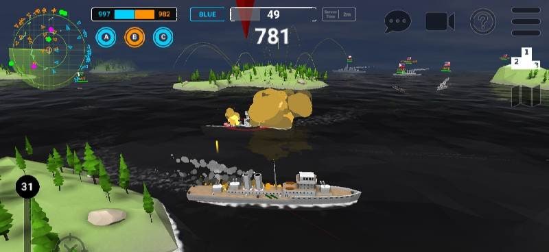 Ships of Glory: Warship Battle - Screenshot 1