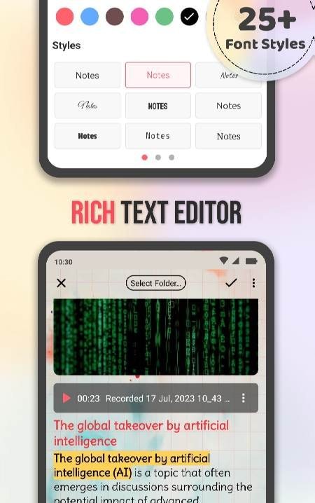 Notes : Color Folders & Lists screenshot 3