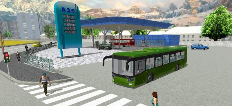 Bus Simulator 3D Big Cities screenshot 1