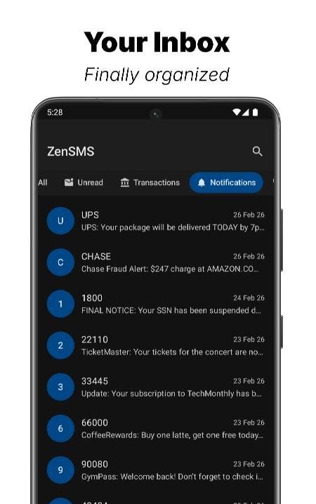 Stop Spam Texts - ZenSMS screenshot 3