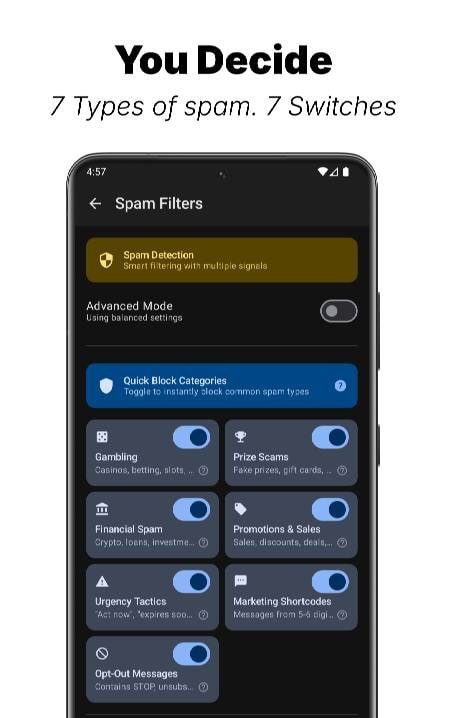 Stop Spam Texts - ZenSMS screenshot 2