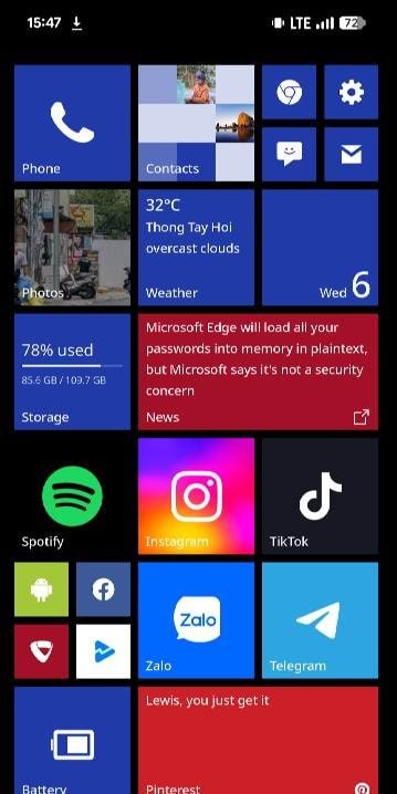 METROV Launcher screenshot 1