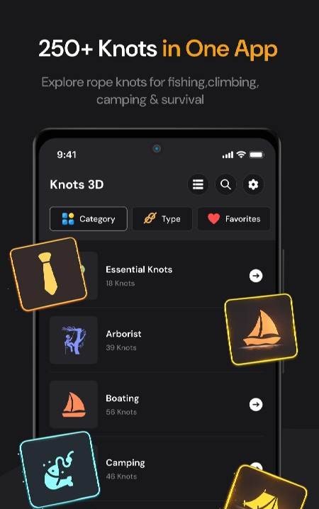 Knots Master 3D: Tying Guide screenshot 1