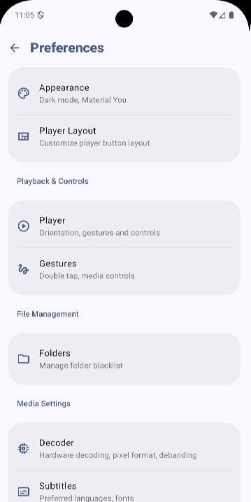 Neu Video - Media Player screenshot 3