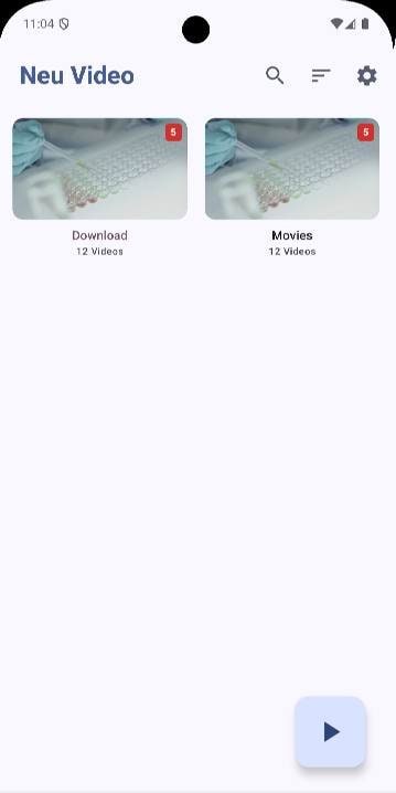 Neu Video - Media Player screenshot 1