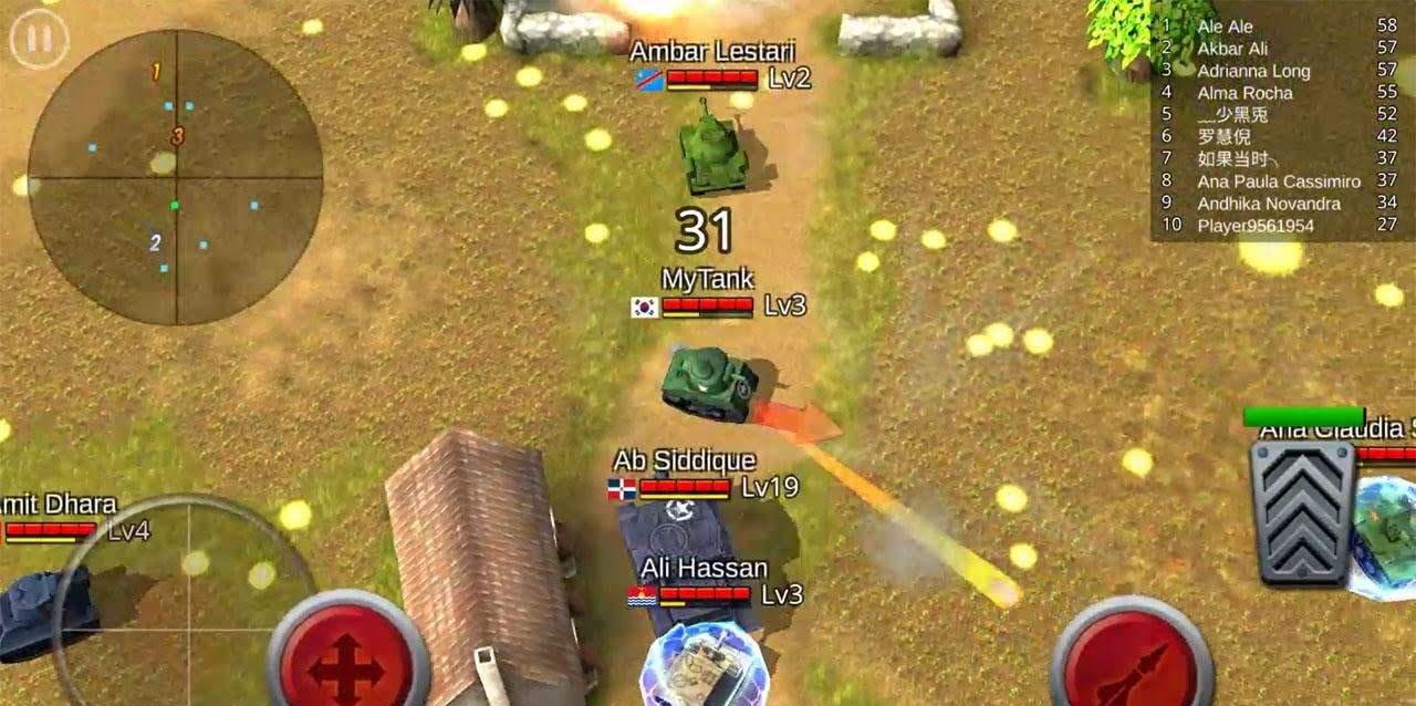 Battle Tank gameplay screenshot 2