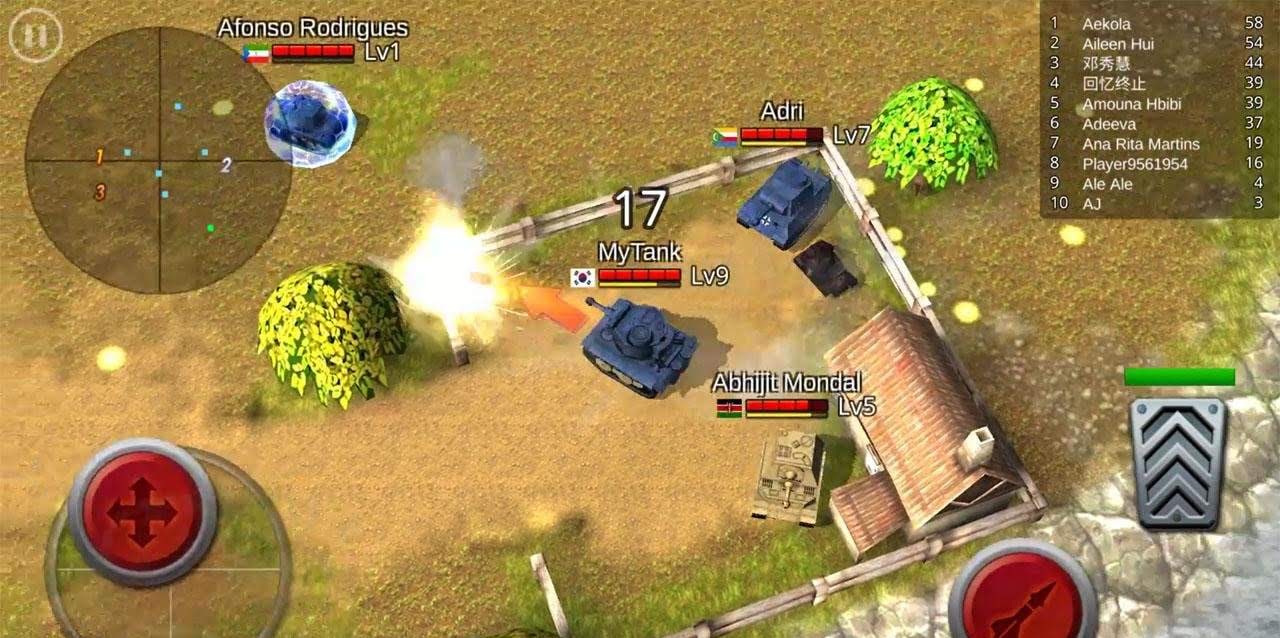 Battle Tank gameplay screenshot 1