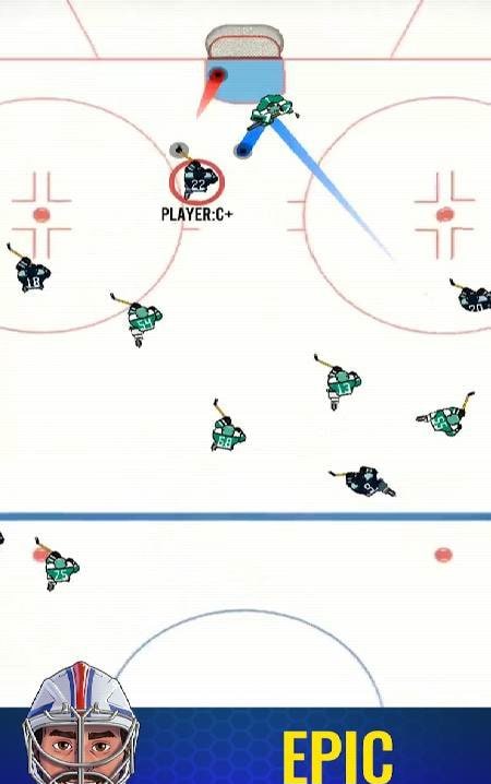 Superstar Hockey Gameplay Screenshot 1