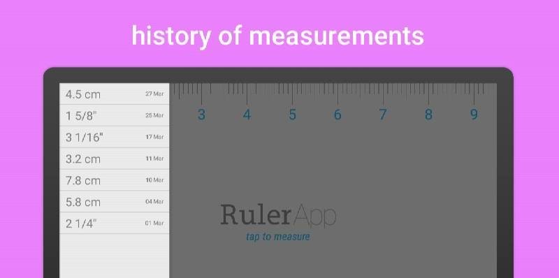 Ruler App: Measure centimeters screenshot 4