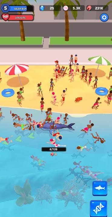 Shark Universe: Survival World gameplay screenshot 1