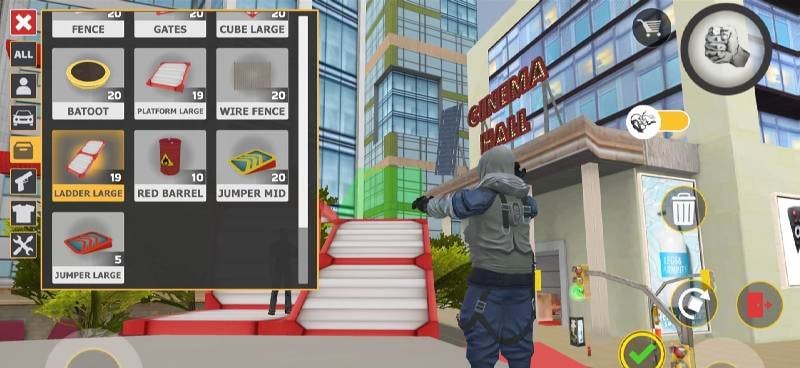 Rope Hero: Cheatground MOD screenshot 4