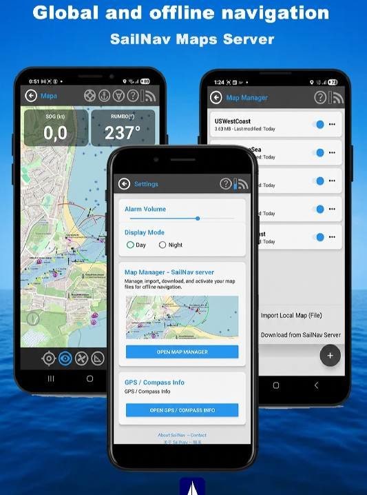 SailNav – Nautical GPS Offline preview 2