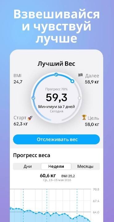 Weight Tracker - BMI Calculator Screenshot 1