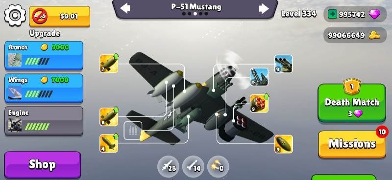 Bomber Ace: WW2 war plane game gameplay screenshot 3