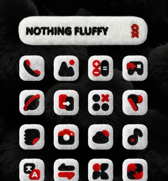 Nothing Fluffy Icons screenshot 2