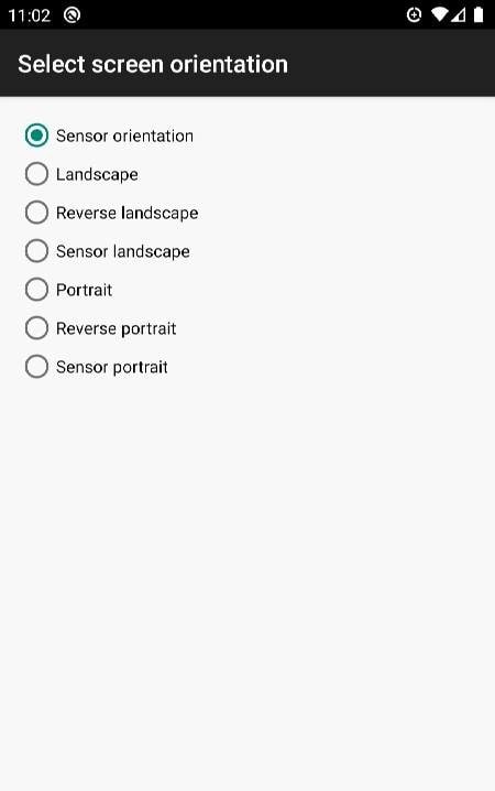 Screen Rotation Control Screenshot 4