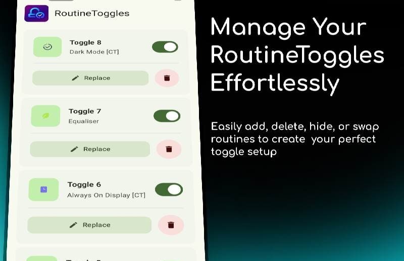 RoutineToggles screenshot 2