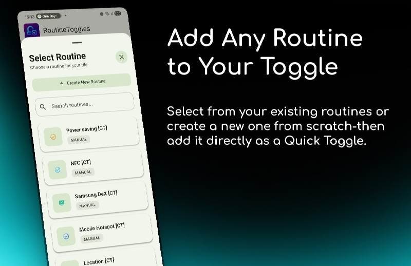 RoutineToggles screenshot 3