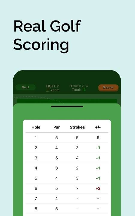 Pocket Golf Tournament screenshot 4