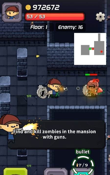 Zombie Mansion gameplay screenshot 1