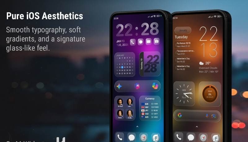 M Widgets - Liquid Glass KWGT screenshot 3