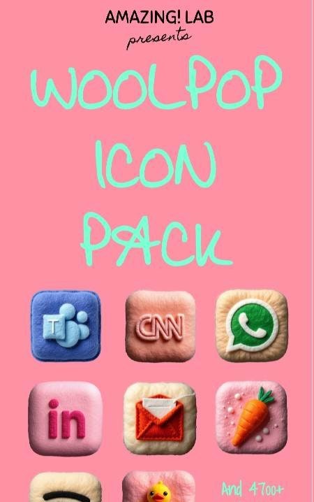 WoolPop Icon Pack first preview