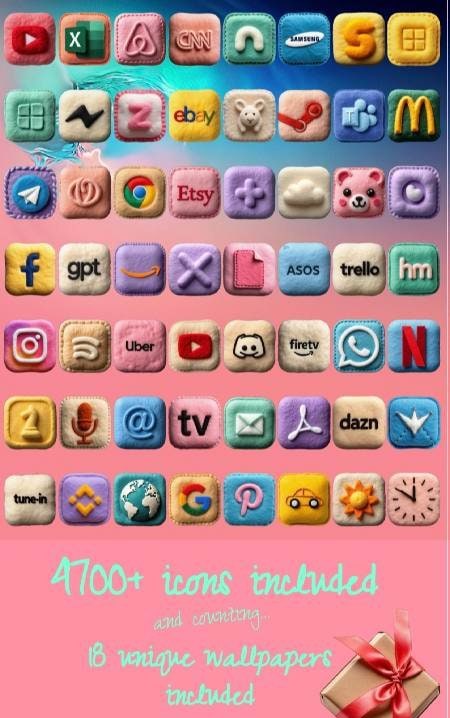 WoolPop Icon Pack second preview