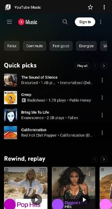 NouTube screenshot 2