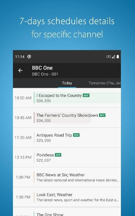 UK TV Listings screenshot 2