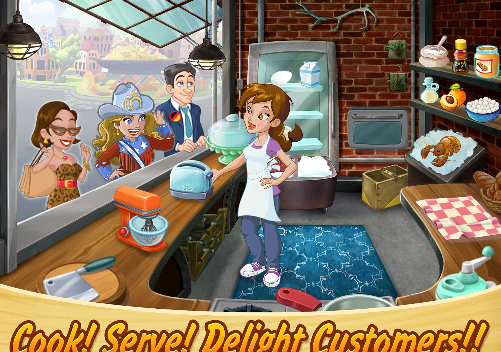 Kitchen Scramble: Cooking Game gameplay screenshot 2