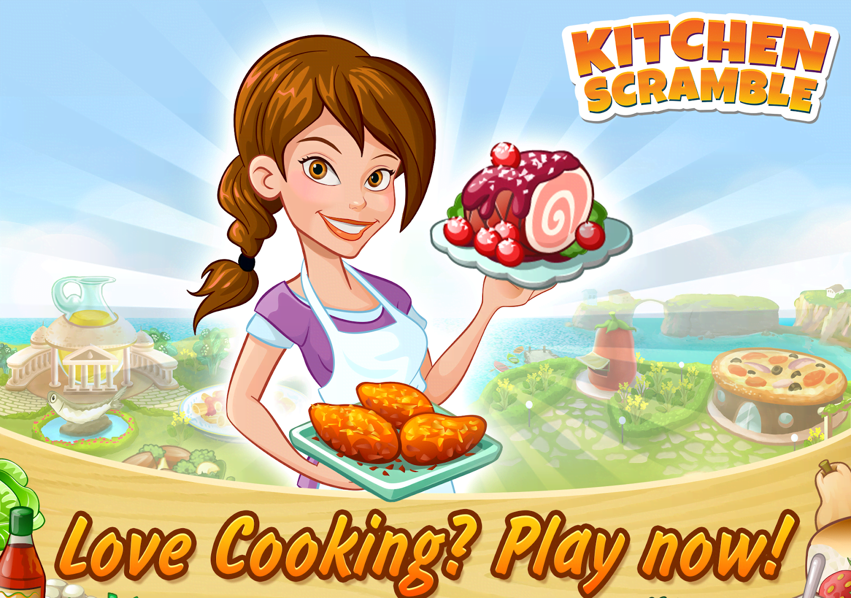 Kitchen Scramble: Cooking Game gameplay screenshot 1