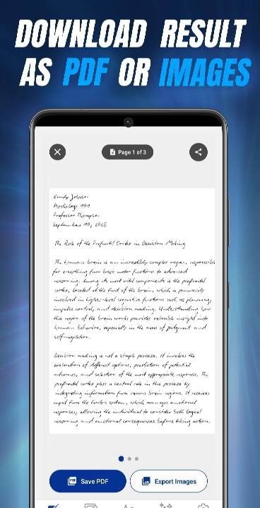 CursiveAI: Text to Handwriting screenshot 2