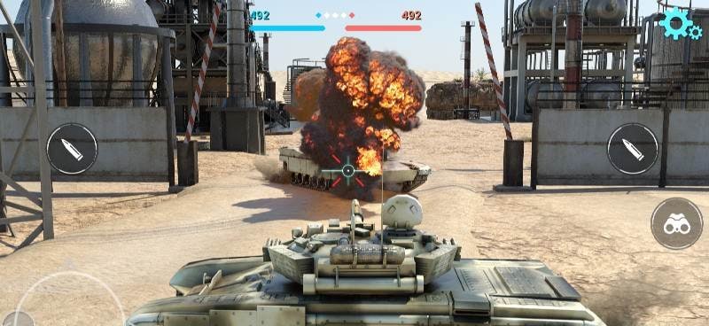 Tanks Battlefield: PvP Battle screenshot 3
