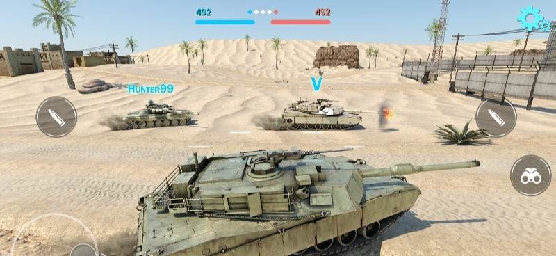 Tanks Battlefield: PvP Battle screenshot 2