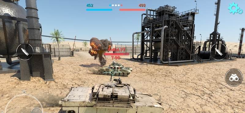 Tanks Battlefield: PvP Battle screenshot 1