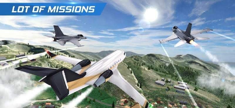 Airplane Flight Pilot Simulator screenshot 2