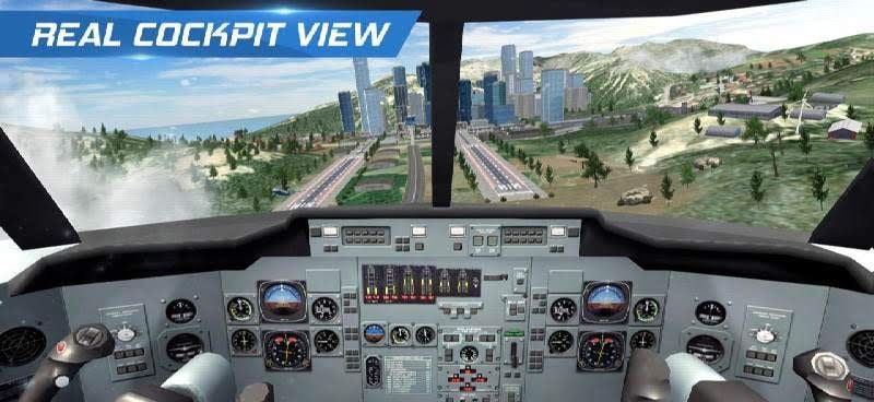 Airplane Flight Pilot Simulator screenshot 1