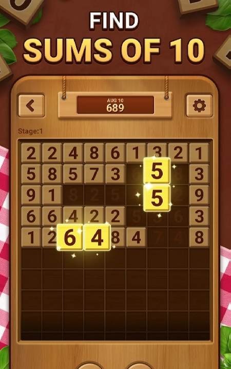 Woodber - Classic Number Game screenshot 2