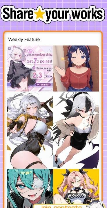 PixAI: AI Anime Art Generator, screenshot 2
