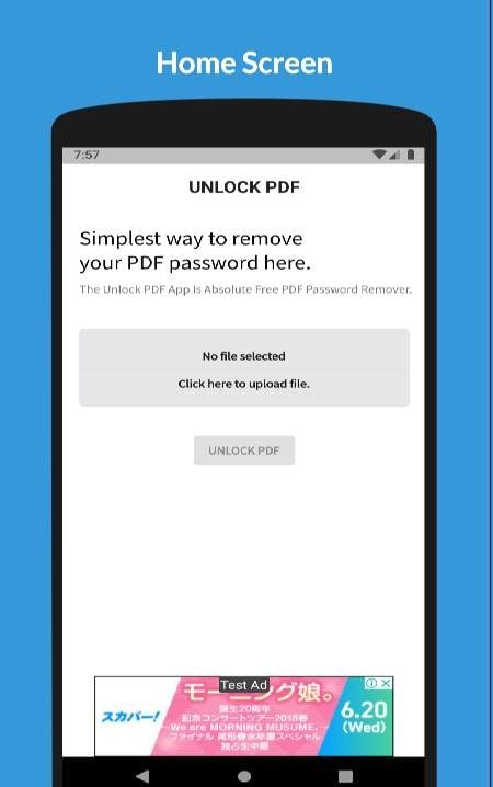 Unlock PDF - Password Remover Screenshot 1