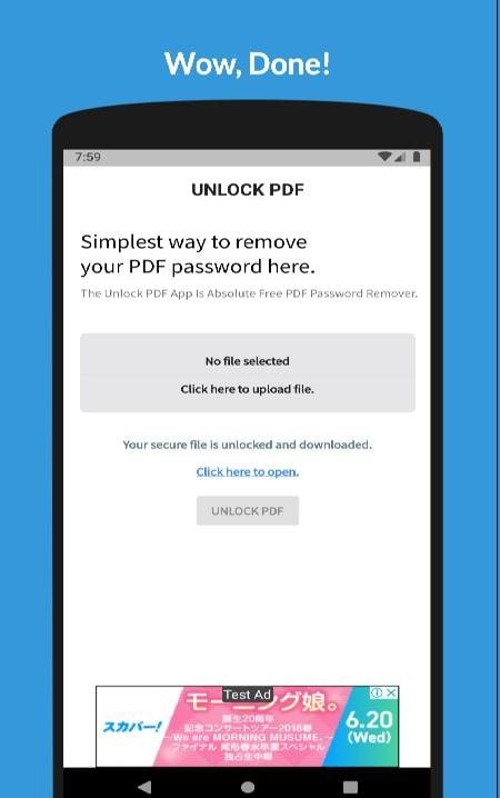 Unlock PDF - Password Remover Screenshot 4