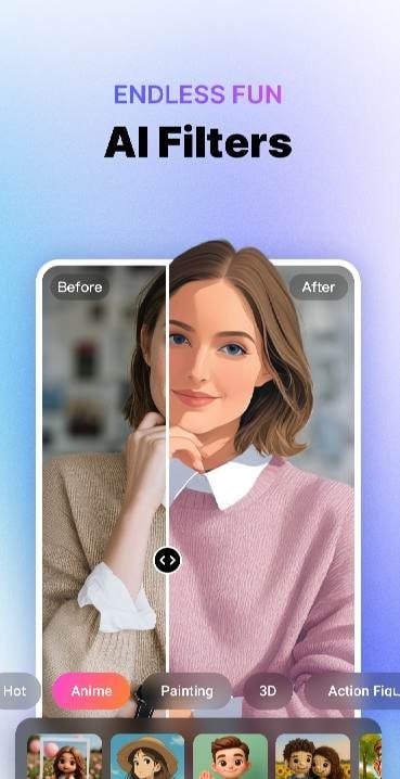 FlexPix AI Video & Image Maker output results