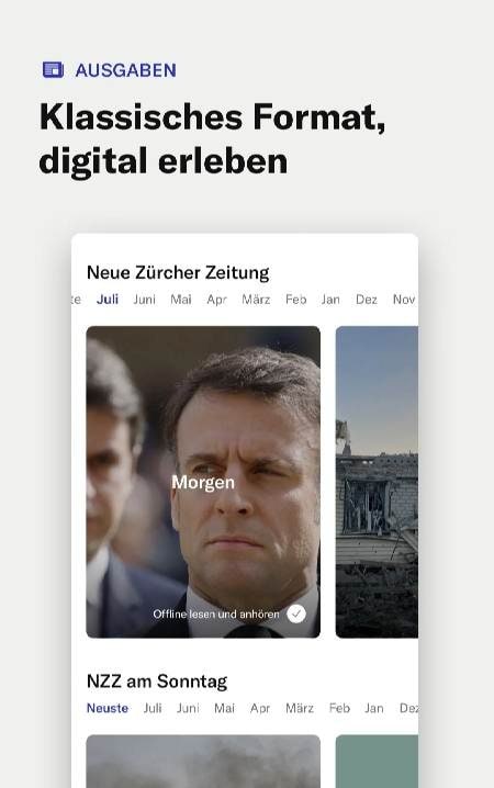 NZZ Nachrichten screenshot 3