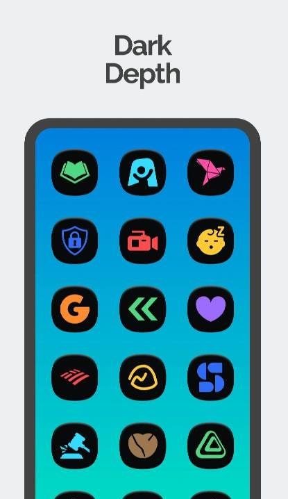 One 3D Chroma Dark Icon Pack screenshot 4